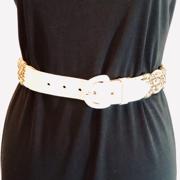 VTG 80s Boston Proper leather belt - Picture 5 of 8